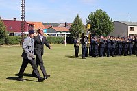 Bild: Traumhaftes Sommerwetter bei Vereidigung