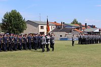 Bild: Traumhaftes Sommerwetter bei Vereidigung