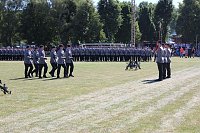 Bild: Traumhaftes Sommerwetter bei Vereidigung