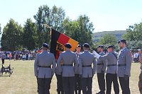 Bild: Traumhaftes Sommerwetter bei Vereidigung