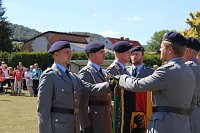 Bild: Traumhaftes Sommerwetter bei Vereidigung