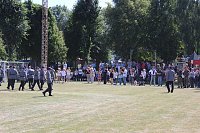 Bild: Traumhaftes Sommerwetter bei Vereidigung