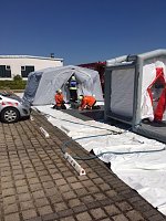 Heißer Tanz der Rettungskräfte Bild: Heißer Tanz der Rettungskräfte