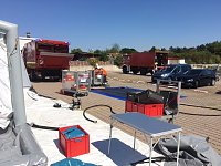 Heißer Tanz der Rettungskräfte Bild: Heißer Tanz der Rettungskräfte