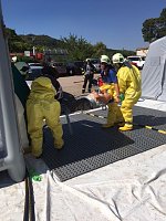 Heißer Tanz der Rettungskräfte Bild: Heißer Tanz der Rettungskräfte
