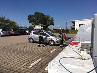 Heißer Tanz der Rettungskräfte Bild: Heißer Tanz der Rettungskräfte