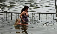 Kühles Abbaden am Bebrer Teich! Bild: Kühles Abbaden am Bebrer Teich!
