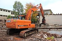 Bild: Offizieller Start Abriss Franzbergschule