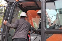 Bild: Offizieller Start Abriss Franzbergschule