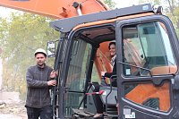Bild: Offizieller Start Abriss Franzbergschule