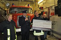 Spende für die Jugendfeuerwehr Berka Bild: Spende für die Jugendfeuerwehr Berka