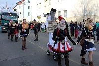 Bild: N&auml;rrinnen und Narren zogen durch die Stadt (1)  Beim gr&ouml;&szlig;ten Rosenmontagsumzug im Norden Th&uuml;ringens der heute am Vormittag auf der bekannten Route durch Sondershausen zog, war wie in den letzten Jahren  ein gro&szlig;er Publikumsmagnet...   Die Sondersh&auml;user Narren und Jecken haben auch 2017 den Rosenmontag wieder fr&ouml;hlich und beschwingt mit ihrem Umzug durch die Stadt zu einem H&ouml;hepunkt gemacht und auf