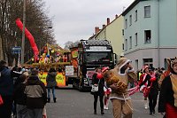Bild: N&auml;rrinnen und Narren ziehen durch die Stadt (2)
