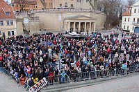 Bild: N&auml;rrinnen, Narren und schr&auml;ge Typen