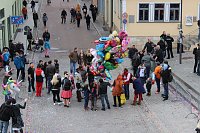 Bild: N&auml;rrinnen, Narren und schr&auml;ge Typen