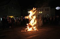 Bild: Nubbel den Flammen &uuml;bergeben