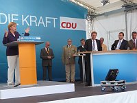 Besuch von Angela Merkel in Nordhausen Bild: Besuch von Angela Merkel in Nordhausen