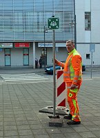 Bild: Rettungstreffpunkt ausgewiesen
