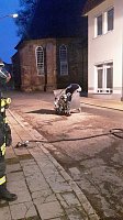 Bild: Brand bei Sparkasse Artern