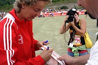 Steffi Nerius auf dem Göldner Bild: Steffi Nerius auf dem Göldner