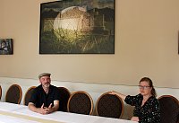 Bild: Sebastian Weise in einer Ausstellung