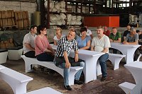 Bild: Sponsoren beim Schie&szlig;en auf dem Dickkopf