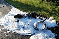 Bild: Motorradfahrer stirbt bei Unfall