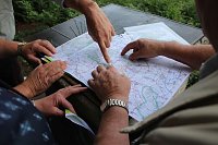Waldbegehung am Possen im unterschiedlicher Resonanz Bild: Waldbegehung am Possen im unterschiedlicher Resonanz