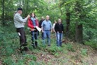 Waldbegehung am Possen im unterschiedlicher Resonanz Bild: Waldbegehung am Possen im unterschiedlicher Resonanz