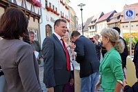 Bild: Ministerpr&auml;sident in Bad Frankenhausen begr&uuml;&szlig;t