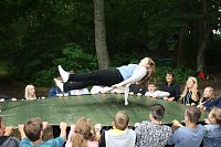Bild: Paddeltour, Kletterturm und Denglisch�