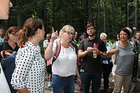 Waldbegehung mit Siegesmund und Kieling Bild: Waldbegehung mit Siegesmund und Kieling