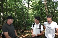 Waldbegehung mit Siegesmund und Kieling Bild: Waldbegehung mit Siegesmund und Kieling