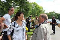 Waldbegehung mit Siegesmund und Kieling Bild: Waldbegehung mit Siegesmund und Kieling
