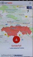 Bild: Probealarm bei KATWARN