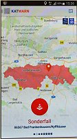 Bild: Probealarm bei KATWARN