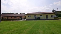 Neubau des Sanitärgebäudes Bild: Neubau des Sanitärgebäudes