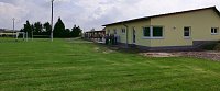 Neubau des Sanitärgebäudes Bild: Neubau des Sanitärgebäudes