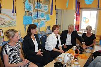 Bild: Staatssekret&auml;rin in Kita