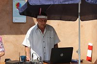 Falkner sorgte für Auflauf Bild: Falkner sorgte für Auflauf