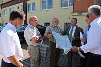 Bild:  Mit Bundesumweltministerin &uuml;ber Possen gesprochen