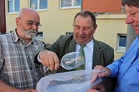 Bild:  Mit Bundesumweltministerin &uuml;ber Possen gesprochen