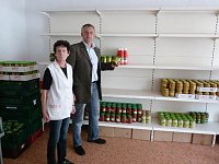 Bild: Besuch bei der Tafel