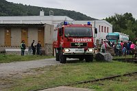 Am Gelände des Eisenbahnvereines in der Erfurter Straße / Am Petersenschacht fand am späten Nachmittag eine Rettungsgroßübung statt (<b>Update</b>)... Die diesjährigen Großübung fand in der Nähe des Hauptbahnhofs in Sondershausen statt. Alle drei Jahr steht so eine Großübung auf dem Plan. Waren es beim beim letzten Mal 30 Verletzte in einem Eisenbahnwaggon, waren dieses dieses Mal "nur" acht verl Bild: Am Gelände des Eisenbahnvereines in der Erfurter Straße / Am Petersenschacht fand am späten Nachmittag eine Rettungsgroßübung statt (<b>Update</b>)... Die diesjährigen Großübung fand in der Nähe des Hauptbahnhofs in Sondershausen statt. Alle drei Jahr steht so eine Großübung auf dem Plan. Waren es beim beim letzten Mal 30 Verletzte in einem Eisenbahnwaggon, waren dieses dieses Mal "nur" acht verl
