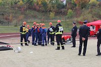 Bild: Leistungsspange von jungen Feuerwehrleuten erk&auml;mpft