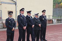 Bild: Leistungsspange von jungen Feuerwehrleuten erk&auml;mpft