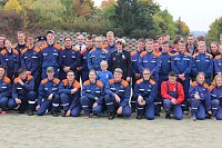 Bild: Leistungsspange von jungen Feuerwehrleuten erk&auml;mpft