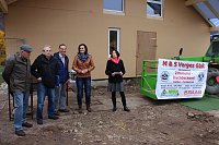Übergabe eines Fördermittelbescheides Bild: Übergabe eines Fördermittelbescheides