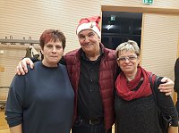In Bad Frankenhausen steppte Weihnachtsmann Bild: In Bad Frankenhausen steppte Weihnachtsmann