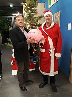 In Bad Frankenhausen steppte Weihnachtsmann Bild: In Bad Frankenhausen steppte Weihnachtsmann